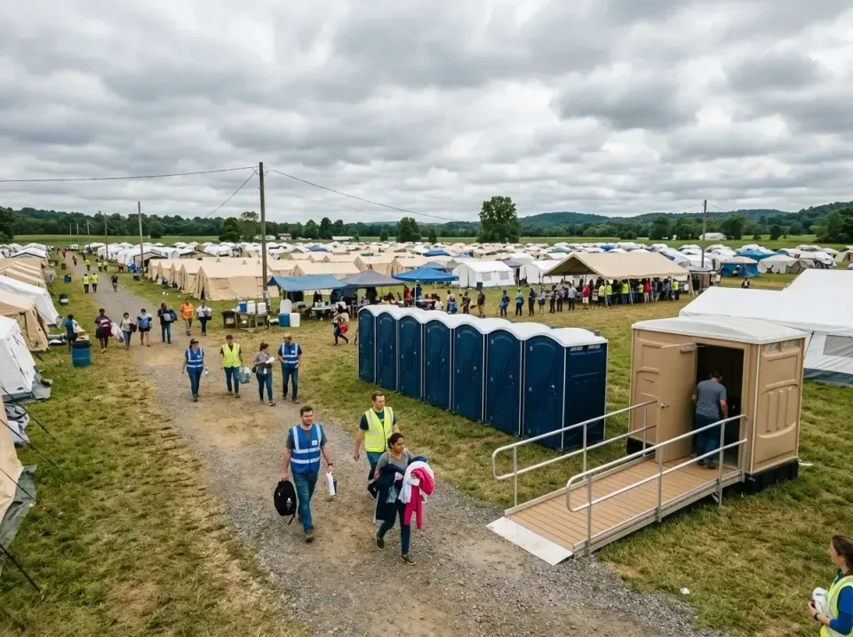disaster-relief-camp-restrooms-010 — frequently asked questions, Dumpster & Portable Bathrooms Rental in Columbia, MD